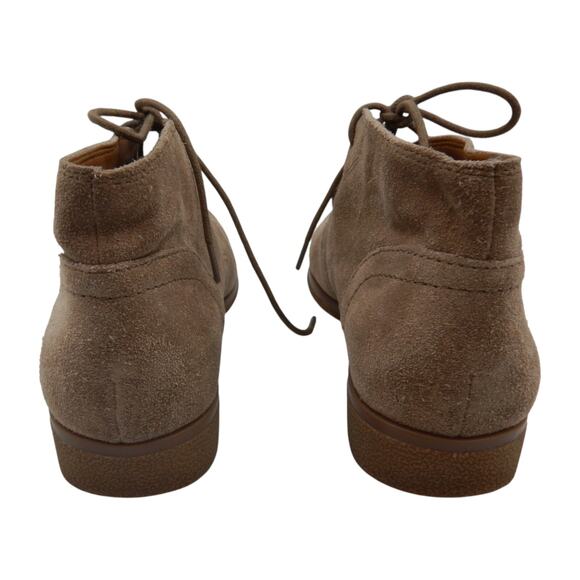 Franco Sarto Pebbles Suede Booties Chukka Ankle Boots Tan Size 8.5 - Picture 4 of 8